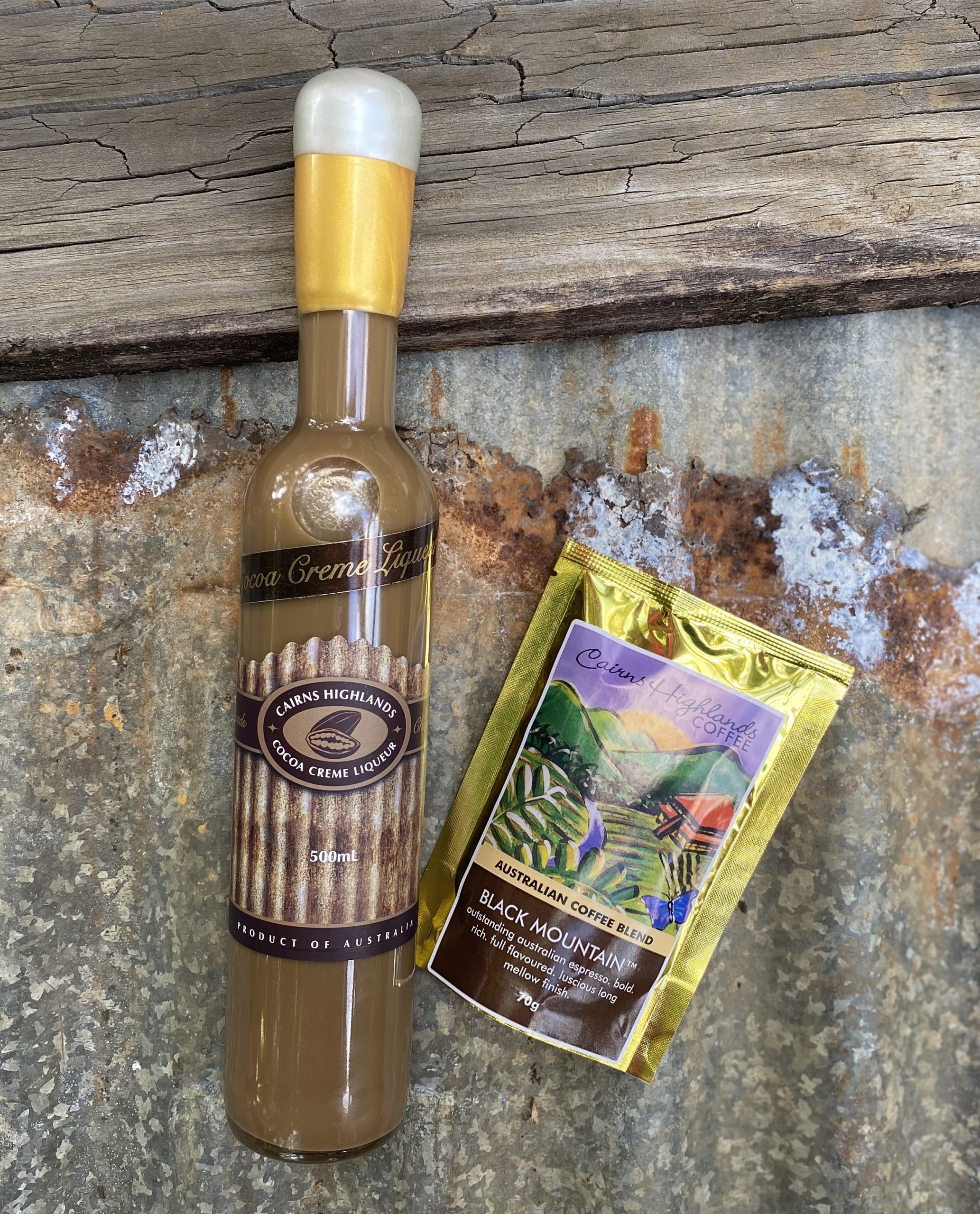 Cocoa Creme Liqueur 22% - 500ml with 70g coffee
