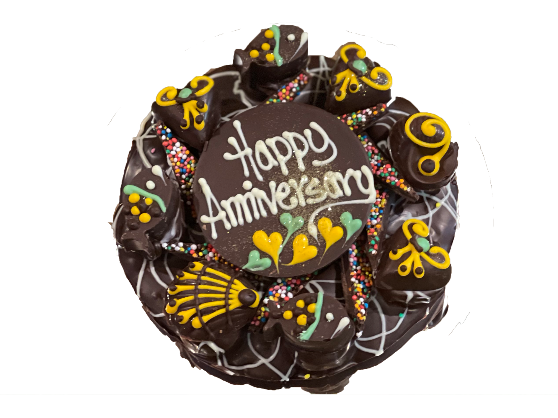 Happy anniversary pizza 2